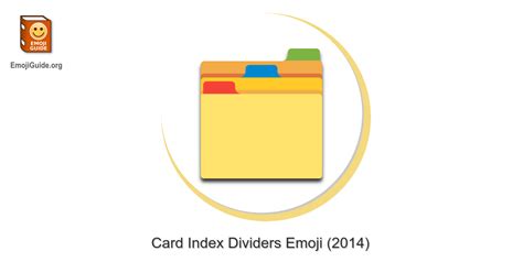 Card Index Dividers Emoji Meaning Pictures Codes