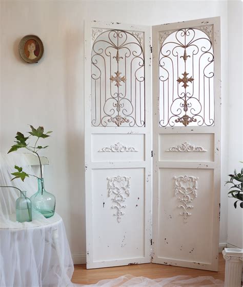 French Shabby Chic Room Divider Door Style Room Partition - Etsy