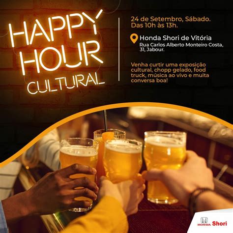 Você está convidado para a o nosso Happy Hour Cultural Grupo Pianna