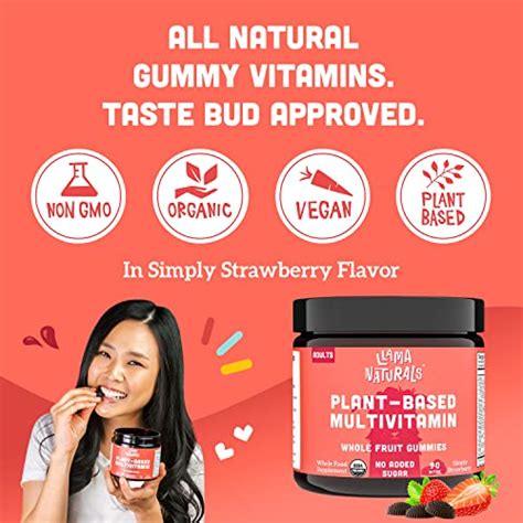 Whole Fruit Gummy Vitamins For Adults No Added Sugar Vegan