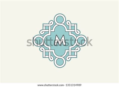 Premium Monogram Template Your Emblems Logos Stock Vector Royalty Free