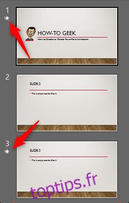 Comment désactiver ou supprimer des animations PowerPoint toptips fr