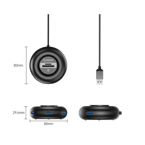 Orico Desktop Type Port Usb Hub With Sd Tf Port Orico