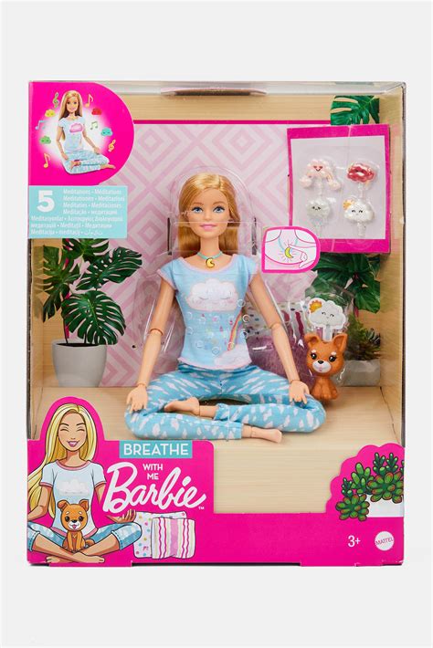 Buy Barbie Barbie Breathe With Me Meditation Doll Pink Online Brands