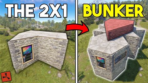 Rust The Perfect 2x1 Bunker Expansion Solo Duo 2024 Youtube