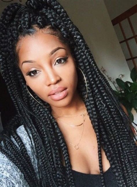 47 Best Big Box Braids Styles For 2023 Box Braids Hairstyles For