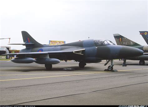 Hawker Hunter T7 Uk Air Force Aviation Photo 1207621