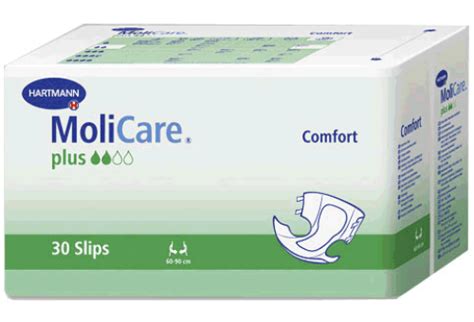 Подгузники д/взрослых Molicare comfort plus L 30 шт., 2 капли, 120 ...
