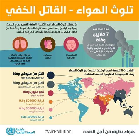 منظمة الصحة العالمية 7 مليون وفاة سنويا بسبب تلوث الهواء أهل مصر