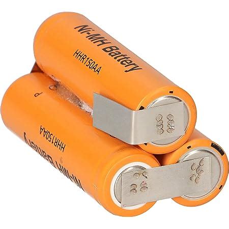 Batterie 3 6 V 1500 mAh AA NiMH avec cosses à souder Amazon fr High Tech