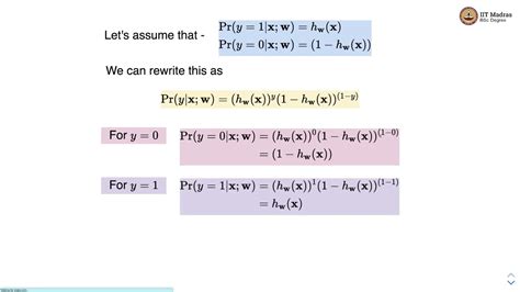 Logistic Regression Loss Function Youtube