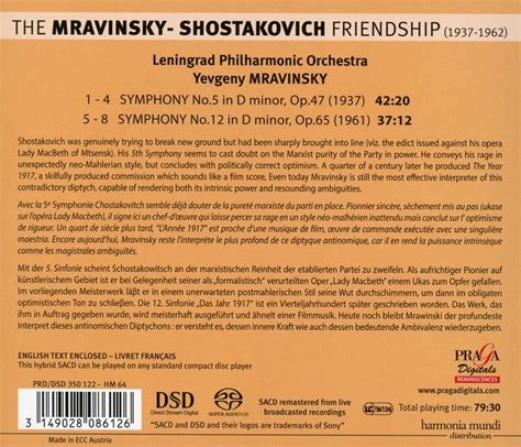 Dmitri Shostakovich Symphonies No 5 No 12 The Year 1917