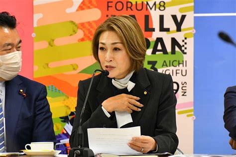 三原じゅん子議員、公道レース法案の今国会成立に向け意気込み。”同級生”近藤真彦との再会は「変な感じ」