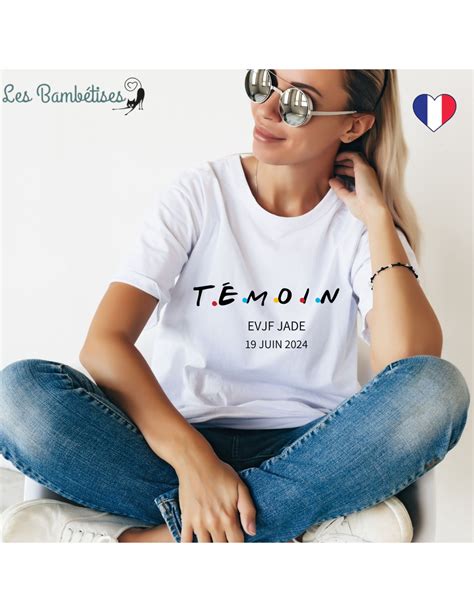 T Shirt Evjf Personnalis S Rie Les Bambetises