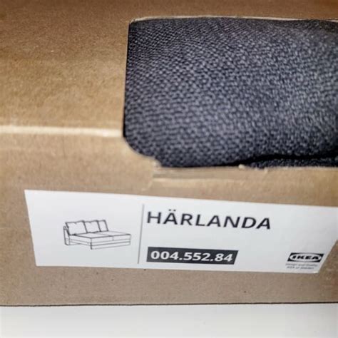 Ikea Harlanda Cover Only For Loveseat Section Sporda Dark Gray 004552