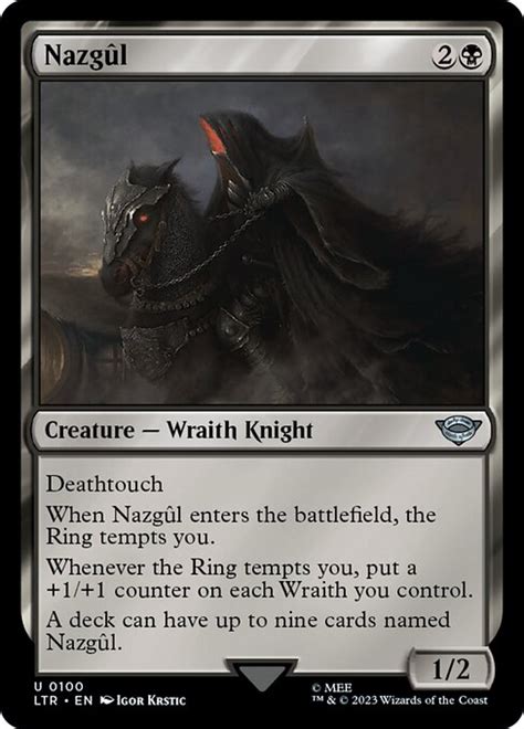 Ratadrabik Of Urborg Nazgûl And Thermopod Combo Edh