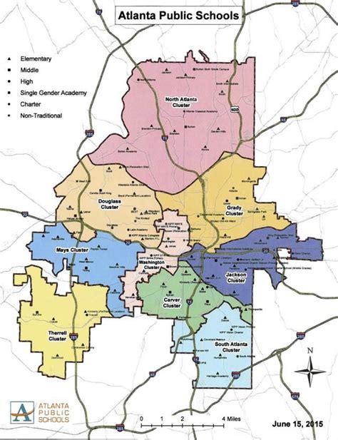 Atlanta Public Schools Map - Draw A Topographic Map