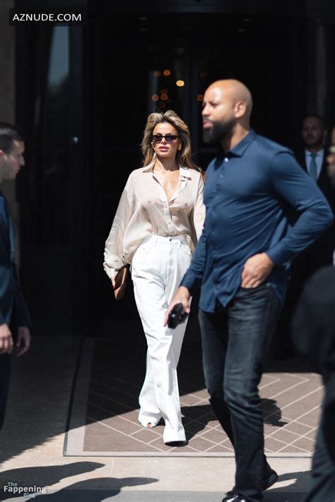 Brooks Nader Sexy Seen Flashing Her Hot Tits As She Exits From Hotel De Crillon In Paris Aznude