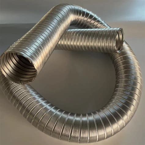 Fire Resistant Air Ducting Ventilation System Semi Rigid Aluminum