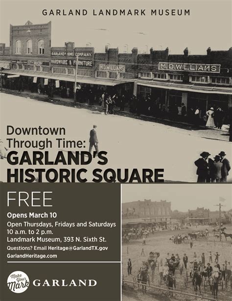 Downtown Through Time Garlands Historic Square