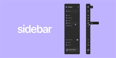 Sidebar With Interactive Prototype Figma Community