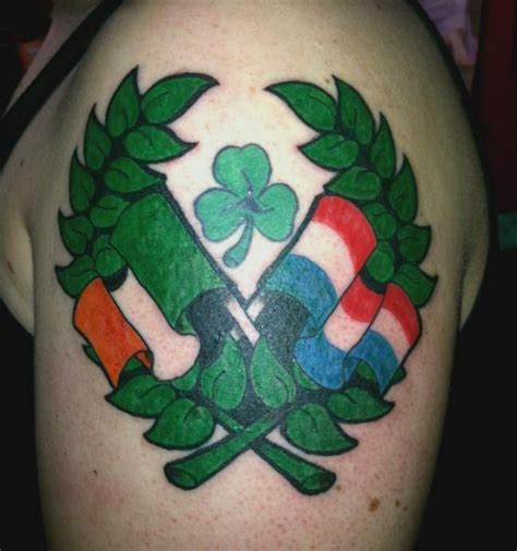 Irish and French heritage tattoo | Irish tattoos, Irish heritage tattoo ...