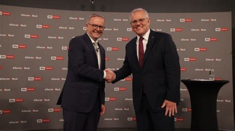 Scott Morrison And Anthony Albanese Clash Over Next Leaders Debate