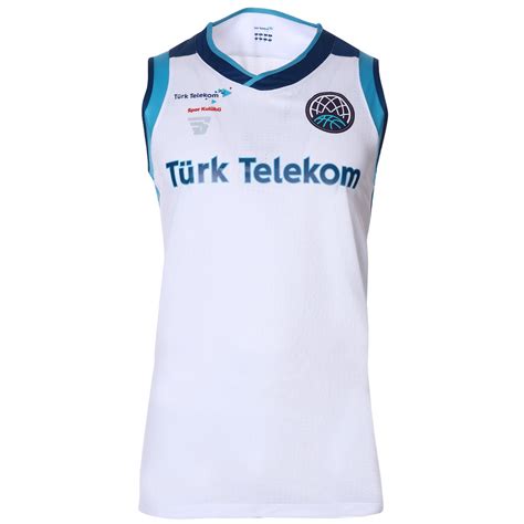 Sportive T Rk Telekom Euroleague Erkek Beyaz Basketbol Forma Tku