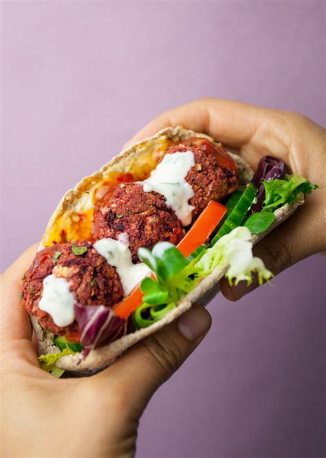 Baked Beetroot Falafel So Vegan Recipe Baked Beetroot Whole Food