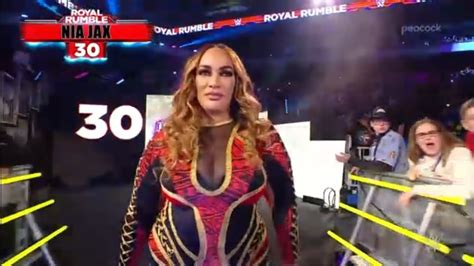 Wwe Royal Rumble 2023 Nia Jax Surprisingly Returns To Wwe At Entrant Number 30 Youtube