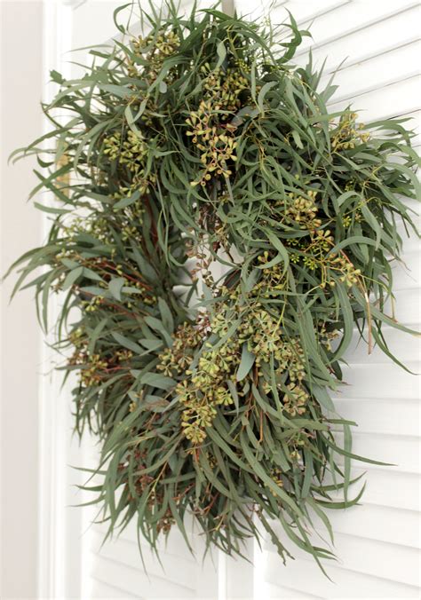 Fresh Handmade Willow Eucalyptus Seeded Eucalyptus Wreath Etsy