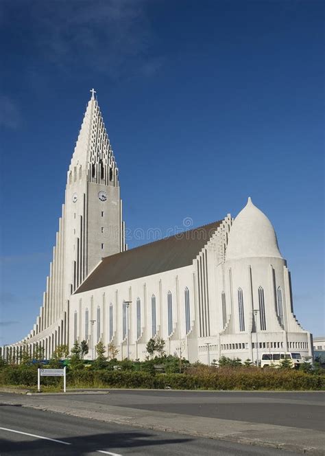 Cathedral, Reykjavik, Iceland Stock Photo - Image of geology, cathedral ...