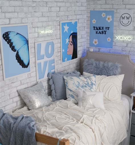 Blue Angel Room Dormify In 2022 College Dorm Room Decor Dorm Room