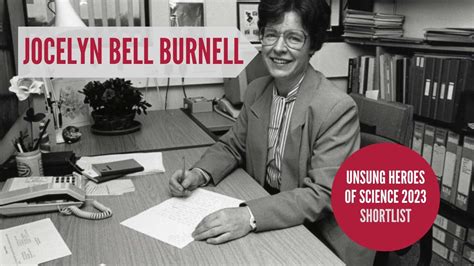 Jocelyn Bell Burnell Unsung Heroes Of Science 2023 Youtube