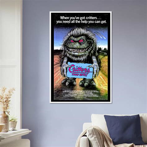 Critters Movie Poster, Critters (1986) Classic Movie Poster - Citiesbox