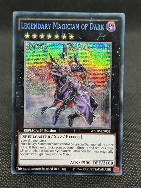 遊戯王 伝説の闇の魔導士 LEGENDARY MAGICIAN OF DARK WSUP EN052 シークレット シク レア シングルカード