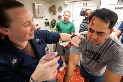 Dvids Images Us Navy Sailors Prepare For Mass Casualty Drill