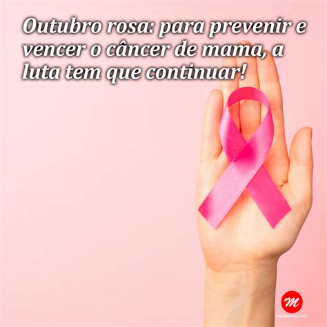 Frase Outubro Rosa Outubro Rosa Para Prevenir E Vencer