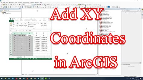 Add Xy Coordinates In Arcgis Youtube