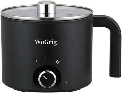 Amazon Zelarca Hot Pot Electric L Mini Ramen Cooker W Rapid Noodles Cooker