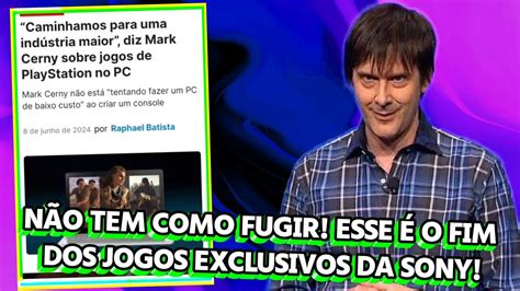 ACABOU O FIM DOS EXCLUSIVOS DO PLAYSTATION SE APROXIMA YouTube