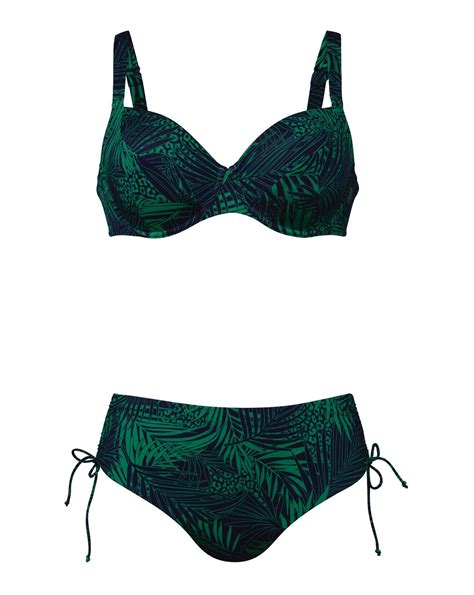 Rosa Faia Bikini Mit Slip Zum Raffen Aus Der Serie Green Shades