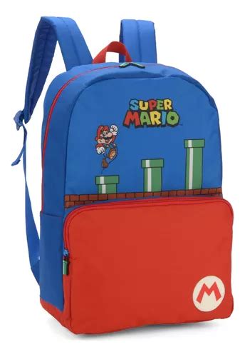 Mochila Costas G Escolar Super Mario Bros Luxcel Original Frete Gr Tis