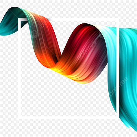 Brushstroke Hd Transparent Creative Color Brushstroke 3d Abstract