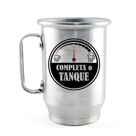 Caneca De Chopp Alum Nio Personalizada Completa O Tanque Elo