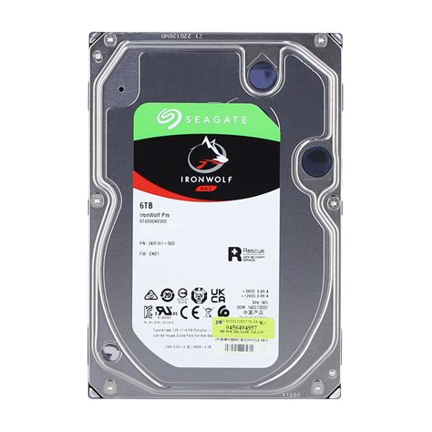 6 TB 3.5 INCH HDD (ฮาร์ดดิสก์ 3.5 นิ้ว) SEAGATE IRONWOLF PRO - 7200RPM ...