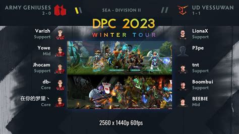 Ud Vessuwan Vs Army Geniuses Game Sea Dpc Division Ii Winter