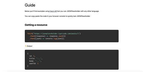 JSON Placeholder로 REST API 실습하기