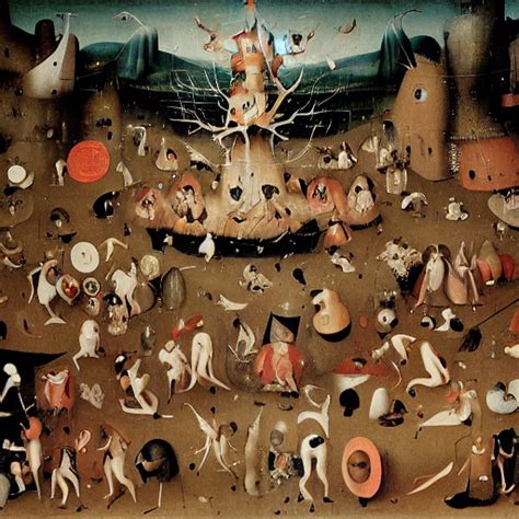 KREA AI Wheres Waldo By Hieronymus Bosch