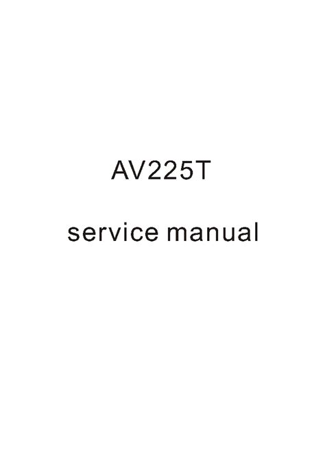 BBK AV225T SM Service Manual download, schematics, eeprom, repair info ...